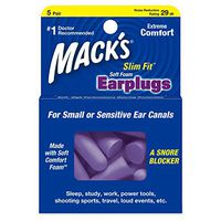 Mack's Slim Fit Soft Foam Earplugs 5 Pairs
