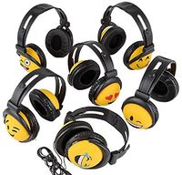 7.5 In EMOTICON STEREO HEADPHONES - PC