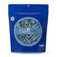 Colored Size 3 Empty Gelatin Capsules by Capsuline - Green/Blue 5000 Count |Kosher & Halal Certified |Gluten Free