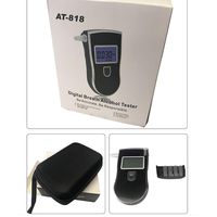 Breathalyzer, Portable Breath Alcohol Tester for Driver, Alcohol Tester with LCD Screen for Personal & Professional Use with 5 Mouthpieces