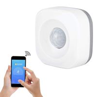 Pir Motion Sensor,Infrared Motion Detector with All-Round, Blindspot-Free Coverage for Indoor or Outdoor Use