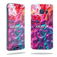 MightySkins Skin Compatible with Samsung Galaxy S6 Edge Plus – Juiced Up | Protective, Durable, and Unique Vinyl Decal wrap Cover | Easy to Apply, Remove, and Change Styles | Made in The USA