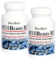 BlueberryIQ by FruitFast - 2 Pack (120 Softgels)