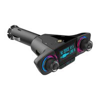 Belloc 2019 BT06 Wireless In-Car Bluetooth FM Transmitter Dual USB Charger Input TF Card