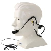 Rugged Radios H10-5R H10 Ultralight Headset with Earbuds and Microphone for RH-5R Two Way Handheld Radios