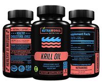 Antarctic Krill Oil Supplement - Premium 500mg Krill Fish Oil Supplement with Omega-3s EPA, DHA, Phospholipids & Astaxanthin. Supports Heart Health, Healthy Joints & Healthy Skin - 30 Softgels