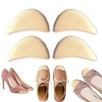 Shoe Filler, Toe Filler & Shoe Inserts to Make Big Shoes Fit, Shoe Insoles for Men & Women, Nude (2 Pairs) (Nude)