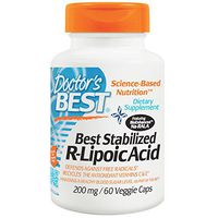 Doctor's Best, Best Stabilized R-Lipoic Acid, 200 mg, 60 Veggie Caps - 2pc