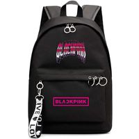 Youyouchard Kpop BLACKPINK Backpack JISOO JENNIE ROSE LISA Backpack Kpop Gift Merchandise Daypack Laptop Bag College School Bookbag(BLACKPINK 1 (Black))