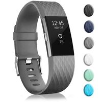 Ctrrip Bands Replacement Compatible for Fitbit Charge 2, Wrist Accessories Sport Wristbands for Women&Men