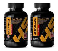 Anti-Aging Powder - Anti Wrinkle - GRAVIOLA - resveratrol Weight Loss - (2 Bottle Combos)