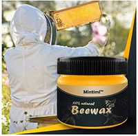 Dubiland Wood Seasoning Beewax Polish for Wood & Furniture, Home Cleaning All Natural Wood Seasoning Beeswax Furniture Polish Complete Solution Furniture Care Beeswax (Beewax, One Size)