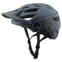 Troy Lee Designs Adult | Trail | Enduro | Half Shell A1 Drone Mountain Biking Helmet (Medium/Large, Gray/Black)