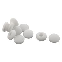 uxcell Sponge Earphone Headset Earbud Covers Cushions Pad Protector 10 Pcs White