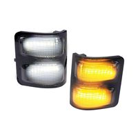 MOFORKIT Switchback Mirror Lights Smoked Lens LED Turn Signal For 2008-2016 Ford F250 F350 F450 Super Duty