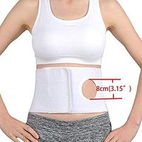 Unisex Abdominal Hernia Belt-Ostomy Belt?Hernia Support Belt Colostomy Bag Abdominal Binder with Stoma Opening (XL)