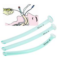 Nasopharyngeal Airway,Disposable Nasopharyngeal Soft Oblique Tip Duct Nasopharyngeal Airway Health Care Tool Accessory(6)