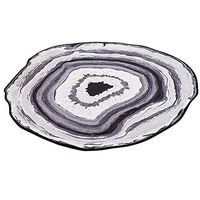 Jocund Home Carpet Creative Round Carpet Annual Ring Printed Non-Slip Mat Baby Crawling Mat