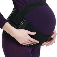 Neotech Care Maternity Pregnancy Support Belt/Brace - Back, Abdomen, Belly Band (Black, S)