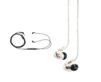 Shure SE535-CL Earphones, CBL-M+-K-EFS Music Phone Cable with Remote and Mic for iPhone, iPod and iPad