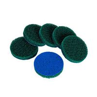 Kichwit 6-Pack Replacement Scrub Pads, Super Abrasive, Green (4 Inch)