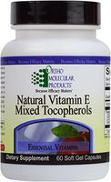 Ortho Molecular - Natural Vitamin E Mixed Tocopherols - 60 Soft Gel Capsules