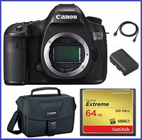 Canon EOS 5DS DSLR Camera (Body Only) 64GB Pro Bundle