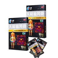 (2 Pack) Tianhe Zhuifeng Gao Pain Relieving Plaster - 10 Patches (2.75 x 4 in)
