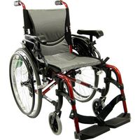 Karman Super Lightweight Ergonomic Wheelchair S-ERGO305 - 18"x17" Silver - S-ERGO305Q18SS
