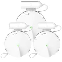 Koroao Wall Mount Holder for TP-Link Deco M9 Plus Whole Home Mesh WiFi System - No Cord Clutter and Save Space Ceiling Bracket (3-Pack)