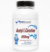 Acetyl L-Carnitine 650 // 180 Capsules // Pure // by PureControl Supplements