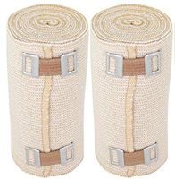 NexSkin 3" Comfort Elastic Bandage with Clip Fasteners - Beige, 2 Pack