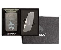 Zippo Lighter & Knife Gift Set, Zippo Street Chrome
