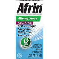 Afrin Allergy Sinus Nasal Spray 0.50 oz Pack of 2