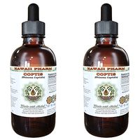 Coptis Alcohol-Free Liquid Extract, Coptis (Rhizoma Coptidis) Dried Root Glycerite Hawaii Pharm Natural Herbal Supplement 2x2 oz