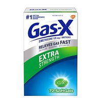 Gas-X Extra Strength Anti-Gas Softgels 72 ea (Pack of 2)