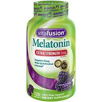 Melatonin BlackBerry Extra Strength, 5mg, 120 Gummies (Family Bundle)