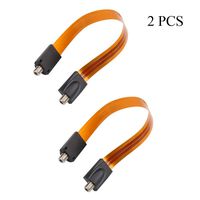 Ultra Flat, Ghost Wire, High Frequency Flat Cable for Window and Door（12.6 inch） 2 PCS
