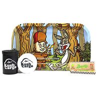 Errlmer and Nugz Bunny Rolling Tray with KC Grinder and Rolling Papers