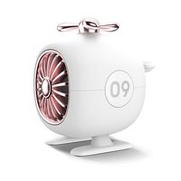 JSAUX Cute Helicopter Mini Portable Wireless Speaker with HD Sound and Bass, Built-in Mic for Home, Outdoors Compatible with Smartphone, iPhone iPad, Samsung, Tablet & More - White