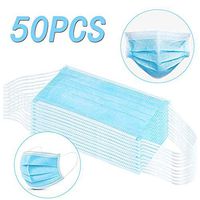 N/ A Disposable, Protect The face,Multifold Toilet Paper (50pcs) Blue