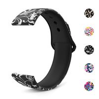 Sunnywoo 20mm Watch Silicone Watch Band Strap with Quick Release Pins Compatible with Garmin Vivoactive 3,Samsung Galaxy Watch 42mm /Ticwatch E and All The 20mm Width Smart and Traditional Watch Lugs