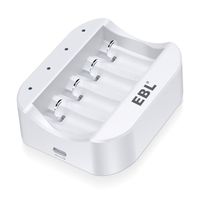 EBL RCR123A Battery Charger Arlo Battery Charger for RCR123A Rechargeable Batteries Arlo Batteries 3.7V Li-ion Rechargeable Batteries