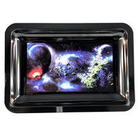 Space Explosion Tobacco Rolling Tray 6"x9"