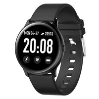 Smart Watch KW19 for Men & Women, Sports Fitness Tracker Bluetooth Wrist Bracelet with Blood Pressure Blood Oxygen Heart Rate Sleep Monitor, IP67 Waterproof, Message Reminder for Android iOS Phone