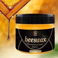 MOGOI Wood Seasoning Beewax,Traditional Beeswax Polish for Wood&Furniture,All-Purpose Beewax Complete Solution for Wood Cleaner and Polish Wipes to Beautify &Protect Furniture,Non Toxic,1PC