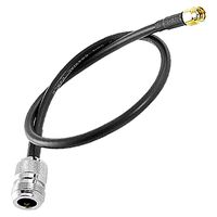 MPD Digital RF UHF VHF HF coaxial Cable SMA Male to N Female pitail Extension Adapter Coax RG-58, 20 inches - with Polyolefin Cross-Linked Strain Relief