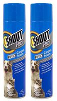 Shout for Pets Pro Strength Carpet Cleaning Foam | Carpet Cleaner Foam and Stain Remover in Fresh Scent, 22 Ounces (Тwo Рack)