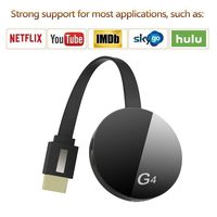 [New 2019] Wireless Display TV HDMI Dongle - WiFi Portable Display Receiver 1080P HDMI Miracast Dongle Compatible with iOS iPhone iPad/Mac/Android Smartphones/Windows/TV/Laptop