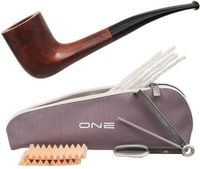 Savinelli One Starter Kit Smooth (404) Tobacco Pipe